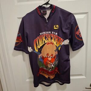 Giordana Warner Bros Looney Tunes Yosemite Sam Cycling Jersey AOP Corkscrew